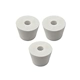 1 X Drilled Rubber Stopper #6.5 (Set of 3)