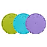 iLIDS Mason Jar Storage Lid, Wide Mouth, Beach, Pack of 3