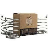 Trellis + Co. Stainless Steel PickleHelix Coils, Fermentation Weights | 3 Pack | For Wide Mouth Mason Jar Fermenting | Best Way To Hold Vegetables Under Water For Fermentation