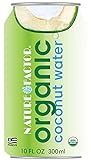 Nature Factor Organic Coconut Water - Coconut Water Organic, Pure Coconut Water, Pressed Coconut Water, Organic Electrolytes - 10 Fl Oz (Pack of 12)