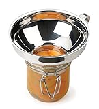 RSVP International Endurance Canning Collection Non-Reactive 18/8 Stainless Steel, Dishwasher Safe, Funnel, 2-1/4'