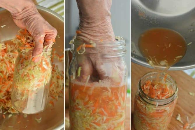 Absolutely The Best Homemade Sauerkraut Recipe Jar MakeSauerkraut   How To Make Sauerkraut7 669x446 