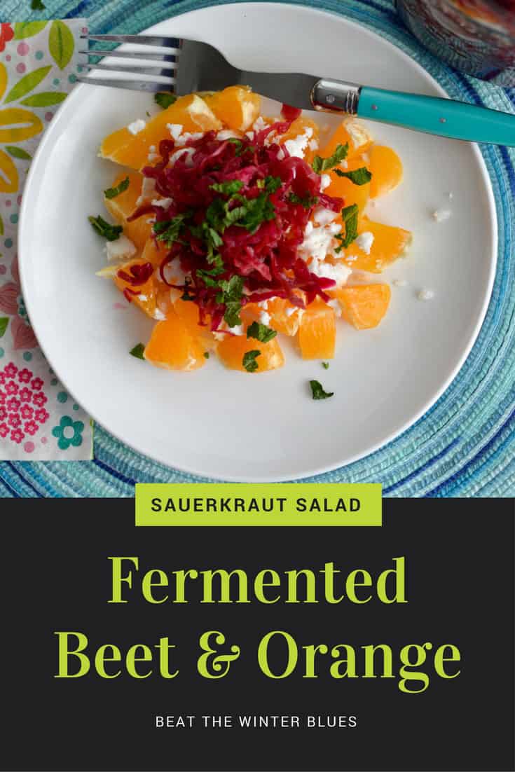 Fermented Beet and Orange Sauerkraut Salad Recipe [Beat the Winter ...