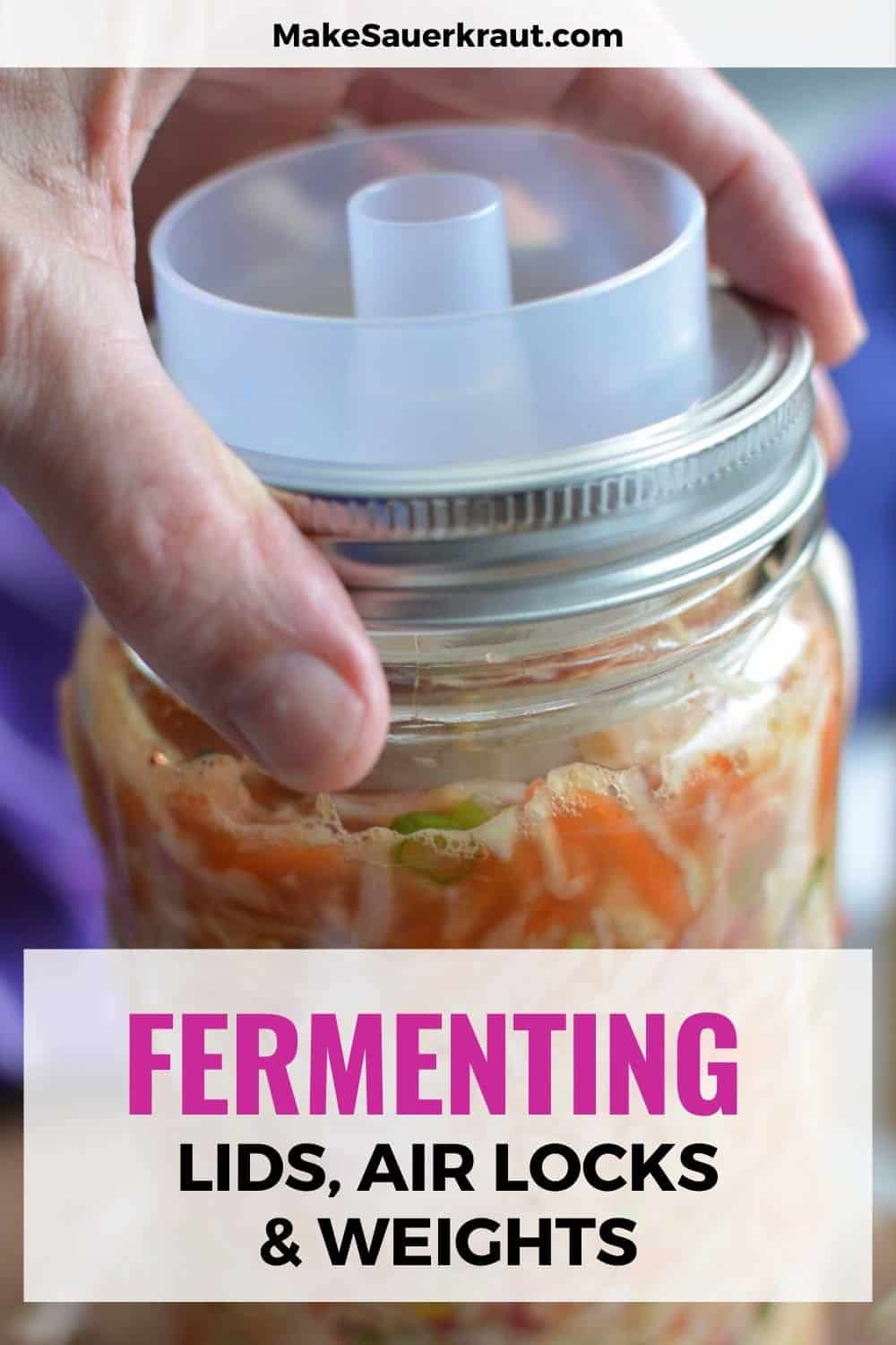 9 TOP Fermentation Lids for Mason Jar Fermentation [HOW AIRLOCKS WORK