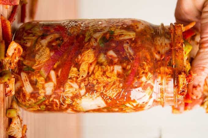 Traditional Square-Cut Napa Cabbage Kimchi - MakeSauerkraut