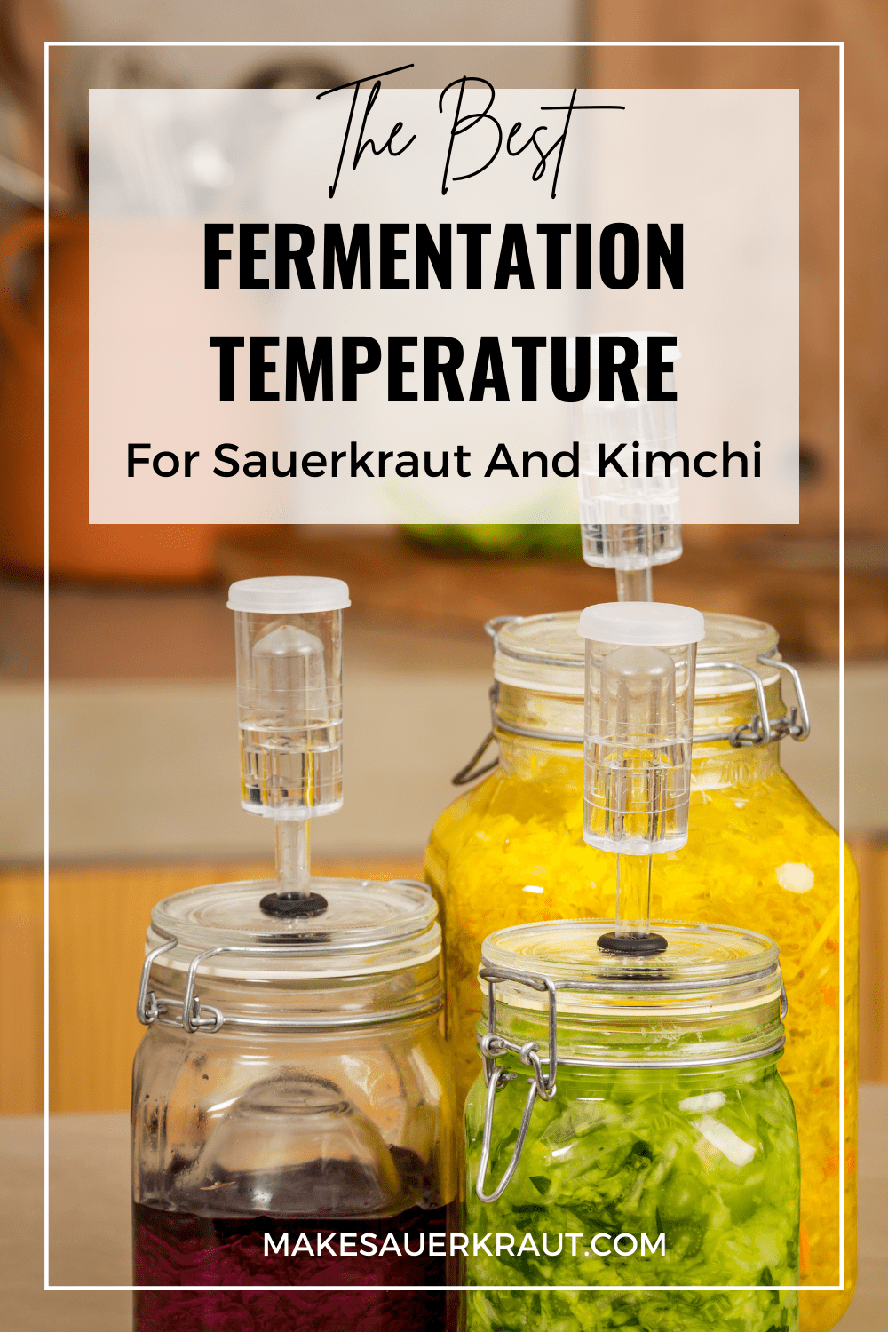 The Best Fermentation Temperature {Sauerkraut, Pickles, Kimchi}