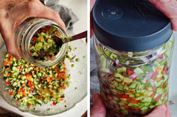Turn Your Cucumbers Into a Classic Sweet Hot Dog Relish