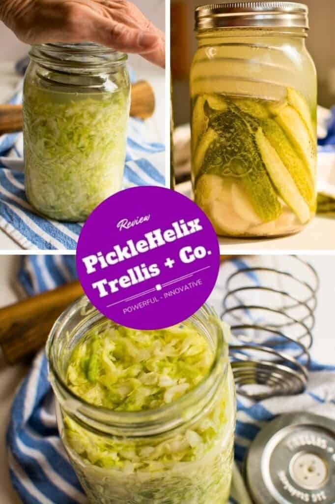 A review of the PickleHelix fermentation weight. | MakeSauerkraut.com.
